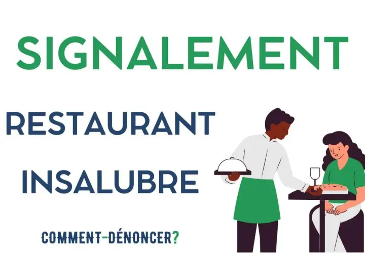 Signalement d'un restaurant insalubre. Comment dénoncer anonymement ? Un serveur apporte un plat à une cliente.
