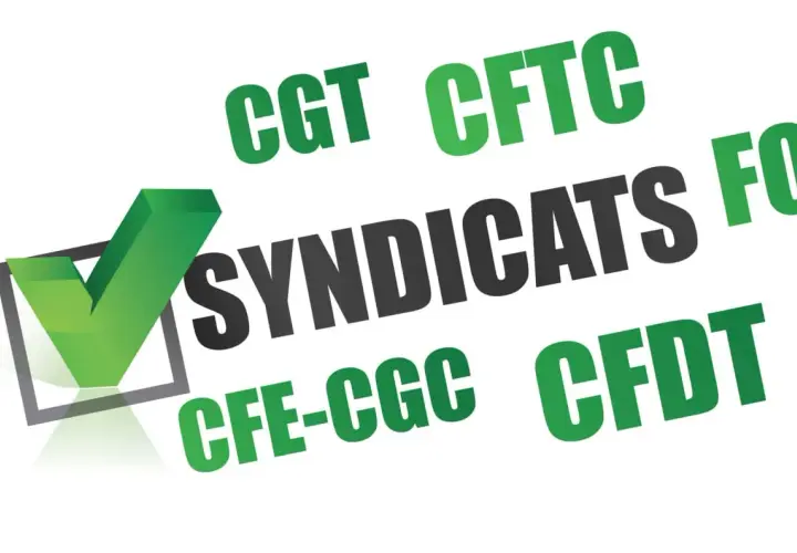 Un coche verde valida la elección de syndicats. Apprenez comment devenir délégué syndical.