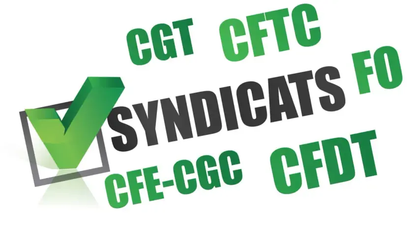 Un coche verde valida la elección de syndicats. Apprenez comment devenir délégué syndical.