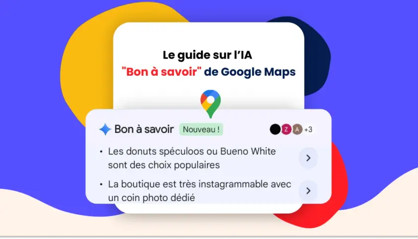 Guide IA sur les "faux avis Google" de Google Maps, avec des astuces sur les donuts et l'aspect "instagrammable" d'une boutique.