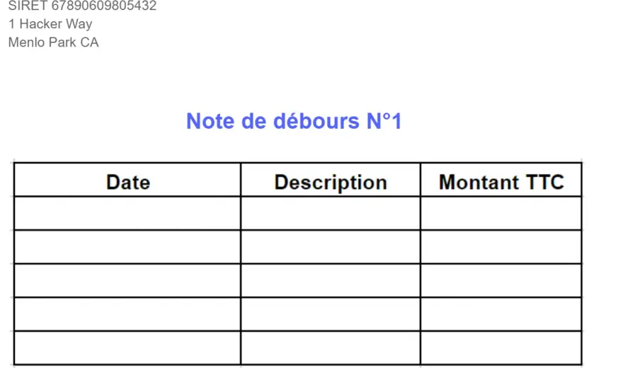 Note de débours - Comment rembourser des frais sans risque fiscal ?