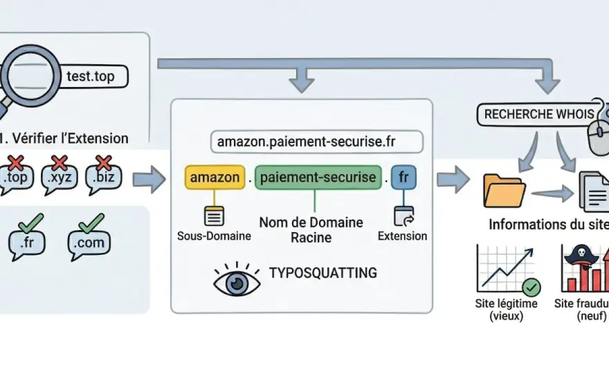 Site frauduleux - Comment vérifier un site avant d'acheter ?
