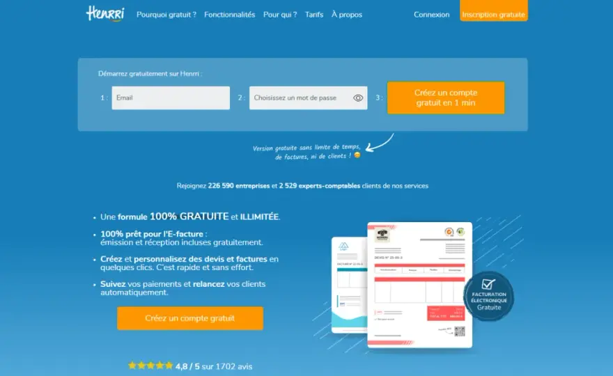 Facturation gratuite - Quel logiciel choisir pour rester conforme ?