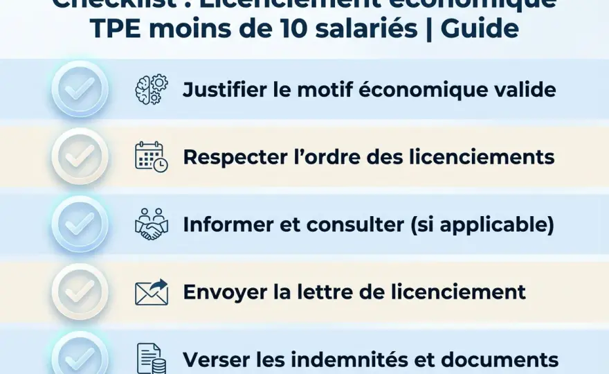 Licenciement économique de moins de 10 salariés - Évitez les erreurs