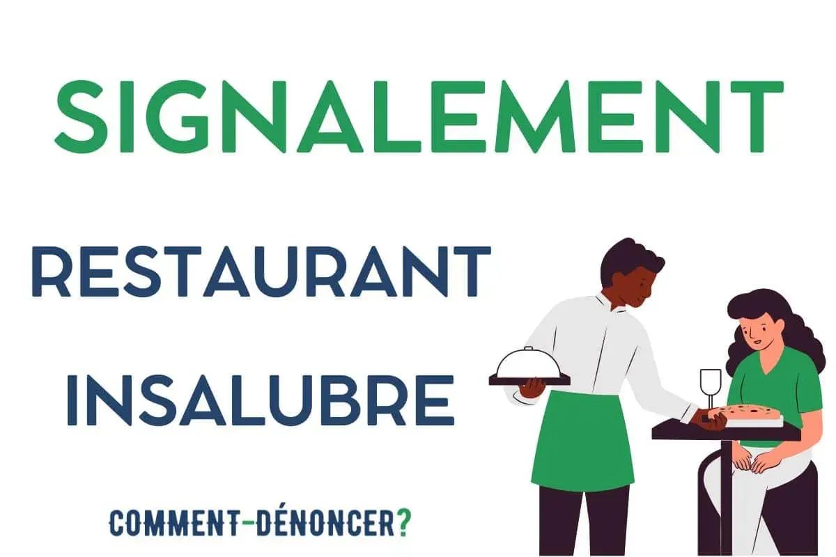 Signalement d'un restaurant insalubre. Comment dénoncer anonymement ? Un serveur apporte un plat à une cliente.