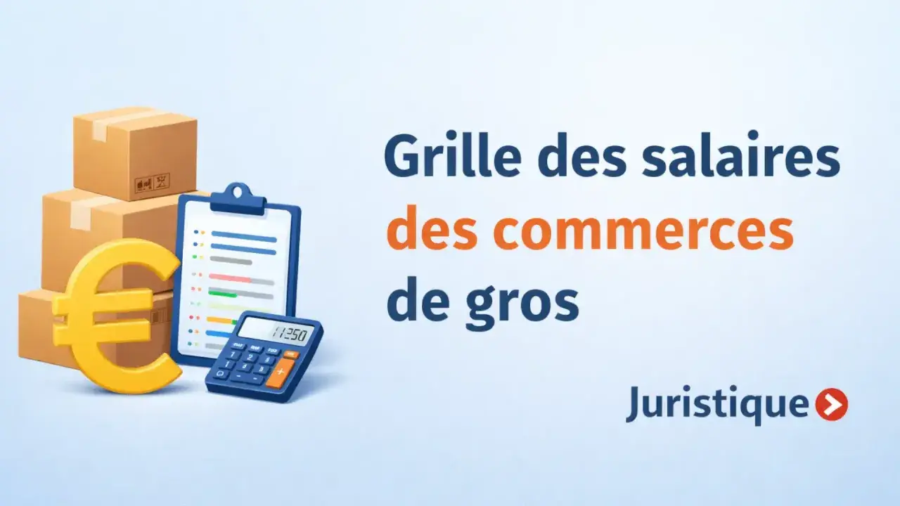 Grille des salaires du commerce de gros : calculs, paquets et symbole euro pour une gestion financière claire.