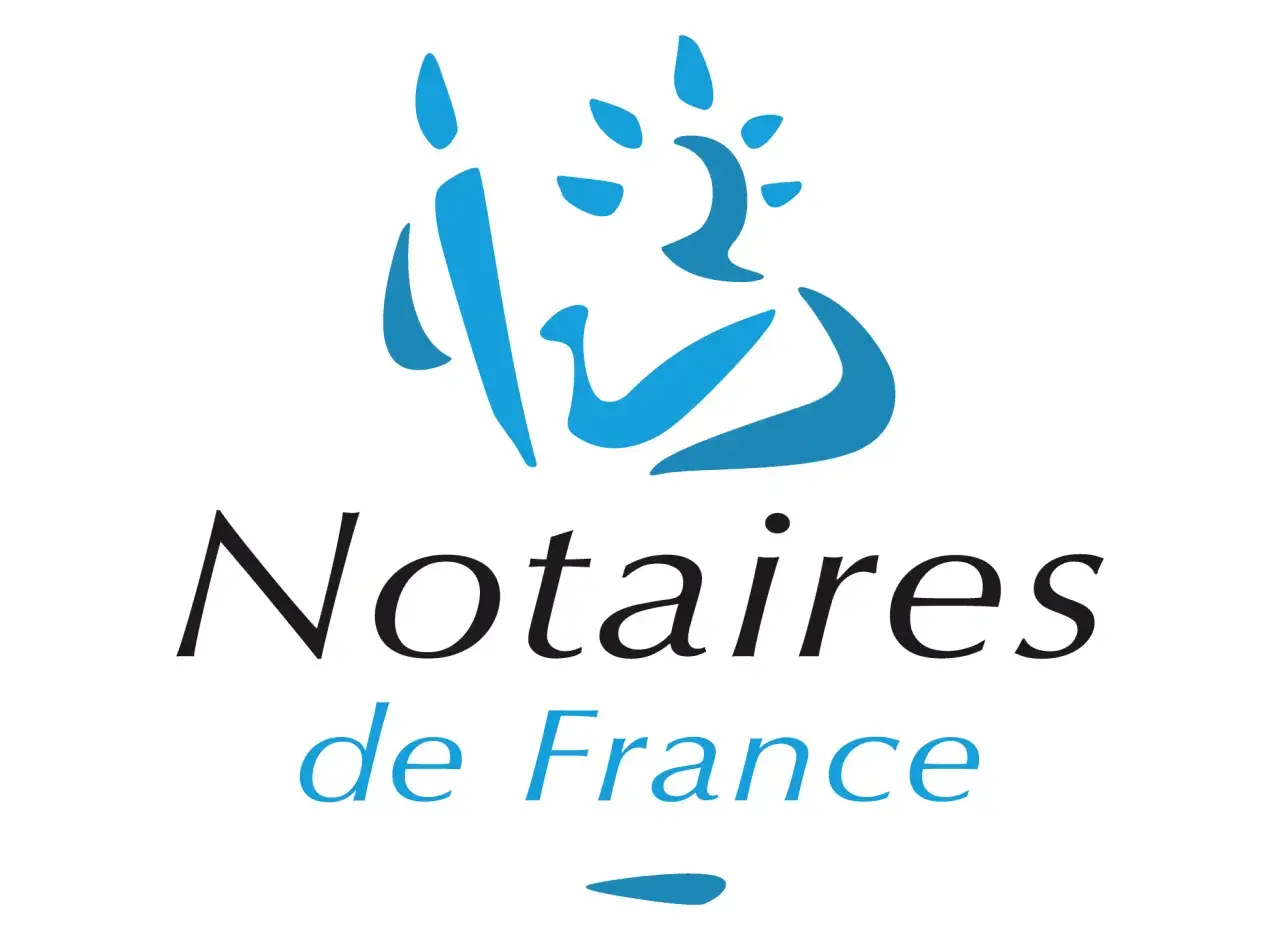 Logo des Notaires de France. Pour un testament chez notaire, ils sont les garants de vos volontés.